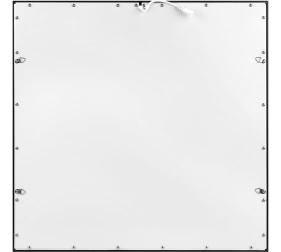 Светодиодная панель ЭРА SPL-540-B-65K-040 грильято 40Вт 6500К 3420Лм IP40 588x588x8 черная без драйвера с ушками Б0063061