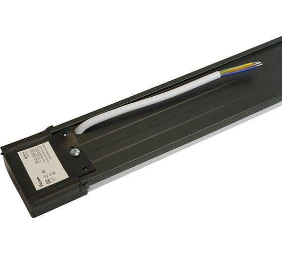 Светильник светодиодный линейный FERON AL5020 IP40 36W 4000K 1200x23x60мм матовый черный, 51339