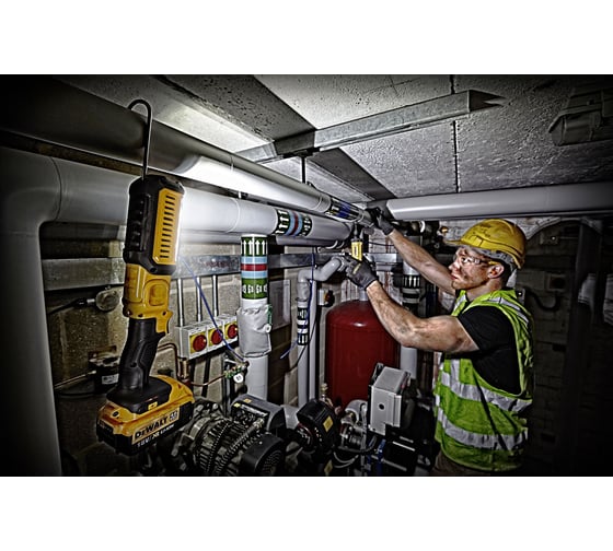 Аккумуляторный фонарь DEWALT 18 В, 500 лм, без АКБ и ЗУ, DCL050 DCL050-XJ