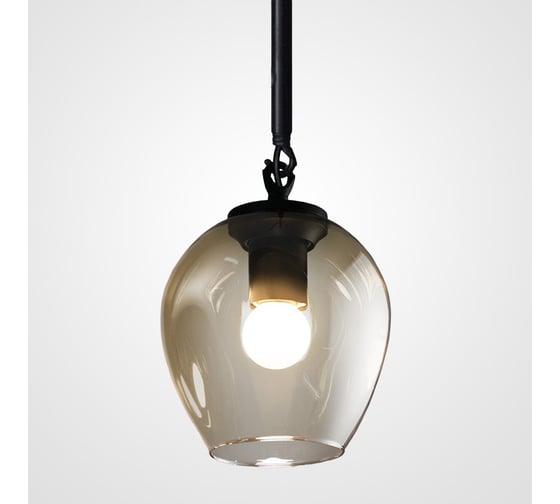 Подвесной светильник IMPERIUMLOFT ADEL-ONE L1 Cognac Black 140490-26 1