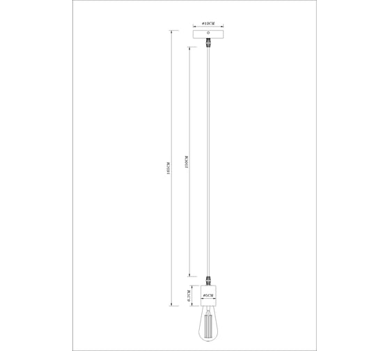 Подвесной светильник ARTE LAMP MARK A7047SP-1BK