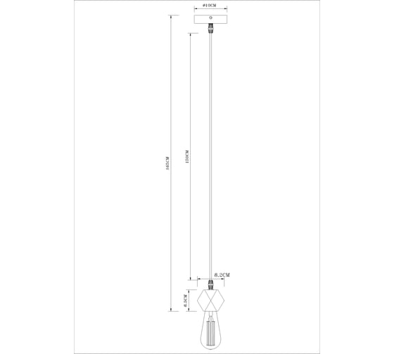 Подвесной светильник ARTE LAMP MARK A7049SP-1BK