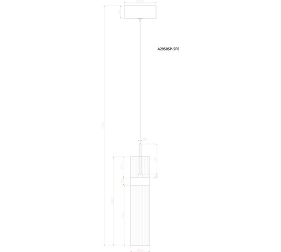 Подвесной светильник ARTE LAMP MISTY A2950SP-5PB