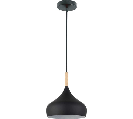 Светильник подвесной MAXLIGHT CAST 1001 BLACK, 1*E27, черный 00-00001217