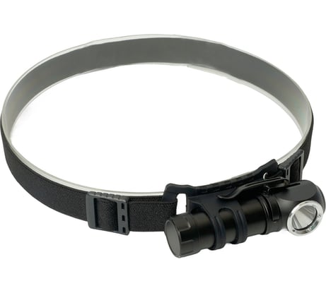 Фонарь налобный светодиодный аккумуляторный FERON 3W, USB IP44, алюминий, TH2313, 51119