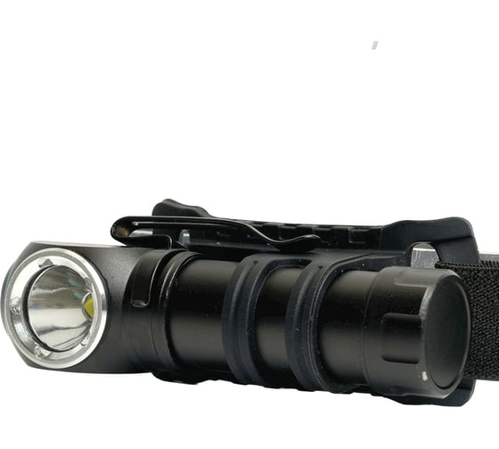 Фонарь налобный светодиодный аккумуляторный FERON 3W, USB IP44, алюминий, TH2313, 51119