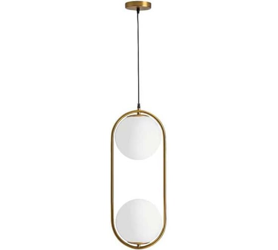 Светильник подвесной MAXLIGHT CAST 1009, 2*E27, золотой 00-00001225 1