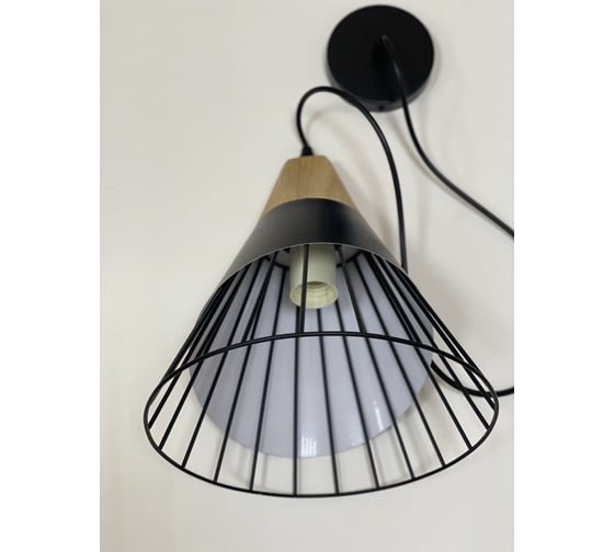 Светильник подвесной MAXLIGHT CAST 1020 BLACK, длина провода 1м, диаметр плафона 250мм, 1* E27 00-00001260
