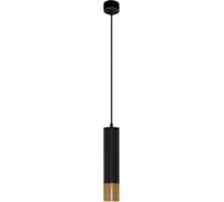 Светильник потолочный MAXLIGHT CAST 113 BLACK, алюминиевое литье, круглый, GU10, черный, ø55x250мм 00-00001179