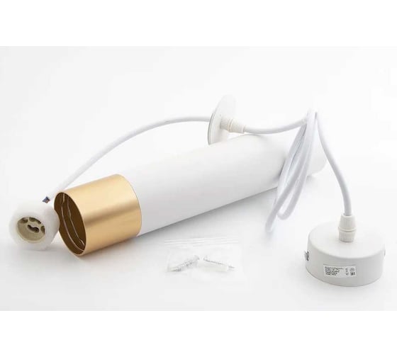 Светильник потолочный MAXLIGHT CAST 113 WHITE алюминиевое литье, круглый, GU10, белый, ø55x250мм 00-00001178