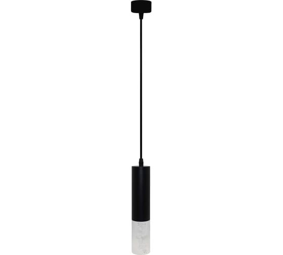 Светильник накладной потолочный MAXLIGHT CAST 116 Black алюминиевое литье, круглый, GU10, черный, ø55x250мм 00-00001182