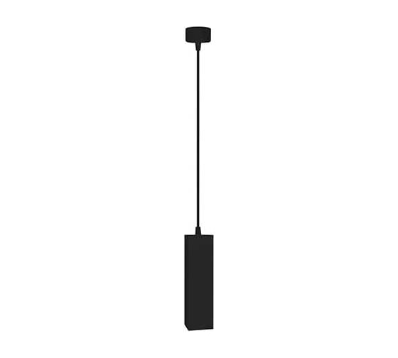 Светильник потолочный MAXLIGHT CAST 117 Black алюминиевое литье, квадратный, GU10, черный, ø60x60x230мм 00-00001184