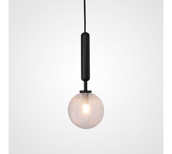 Подвесной светильник IMPERIUMLOFT RAFFIN Black/Transparent 177910-26 1