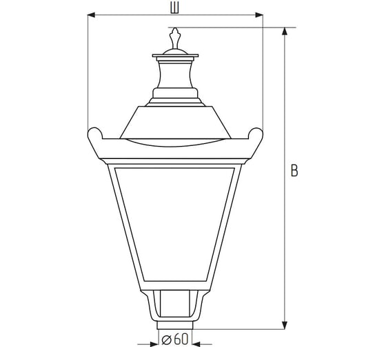 Светильник ALB ЖТУ/ГТУ 08-100-002 (поликарбонат прозрачный) F2905