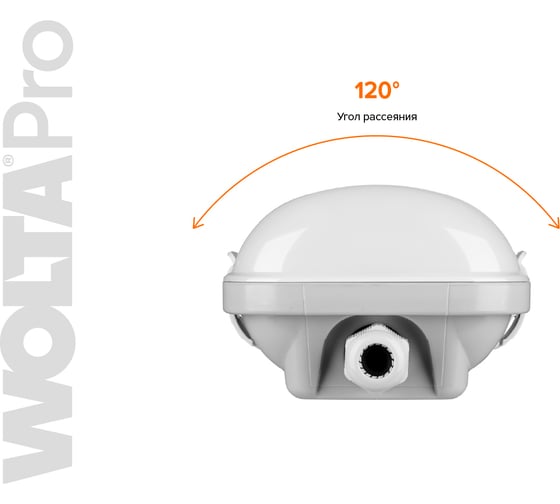 Светильник Wolta PRO УльтраПРОМ с БАП Матовый EM1 ДСП04-54-041-5К