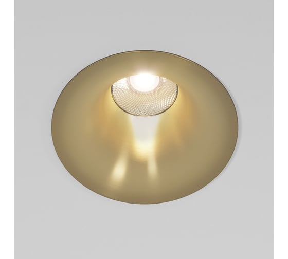 Светильник встраиваемый светодиодный Elektrostandard Bliss 15W 4000K 25070/LED латунь a069408