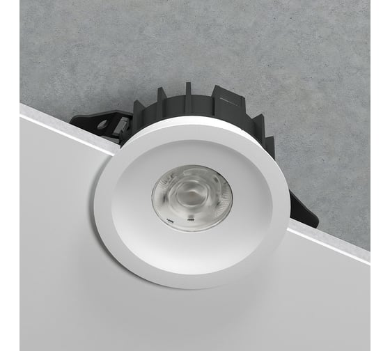 Светильник встраиваемый светодиодный Elektrostandard Combi 15W 4000K 25068/LED белый a069007