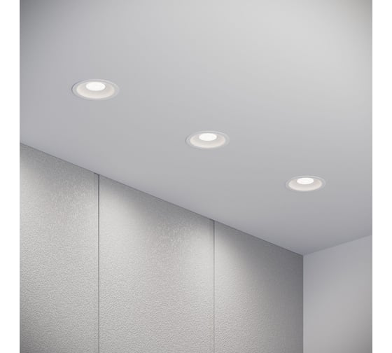 Светильник встраиваемый светодиодный Elektrostandard Combi 15W 4000K 25068/LED белый a069007