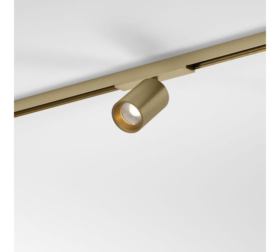 Трековый поворотный светильник Elektrostandard Brass Line 10W 3000K 85525/01 латунь a069633