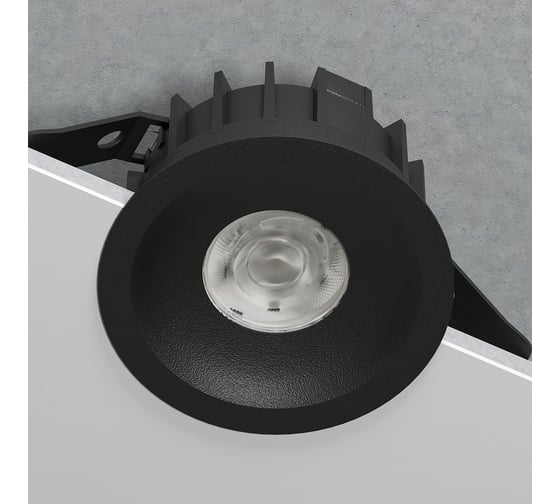 Светильник встраиваемый светодиодный Elektrostandard Combi 20W 4000K 25069/LED черный a069008