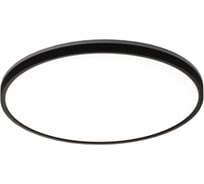 Светильник потолочный светодиодный Citilux с подсветкой, черный, NORMA LED CL748401