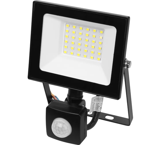 Прожектор TDM ELECTRIC СДО-05-050-ИКД (ИК датчик) 50 Вт, 4000 лм, 6500 К, 220-240 В, IP44, черный, Народный SQ0336-0292