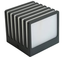 Светильник садово-парковый FERON DH0605, на стену, GX53 230V, черный, 51335