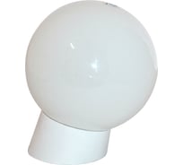 Светильник ЭЛЕТЕХ Шар 160 НББ 64-40-211 опал ПММА IP44 корпус наклонный белый ГУ 1030480470