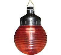 Светильник ЭЛЕТЕХ Кольца 150 НСП 03-60-001 IP53 красный /корпус карболит ГИ 1005550119