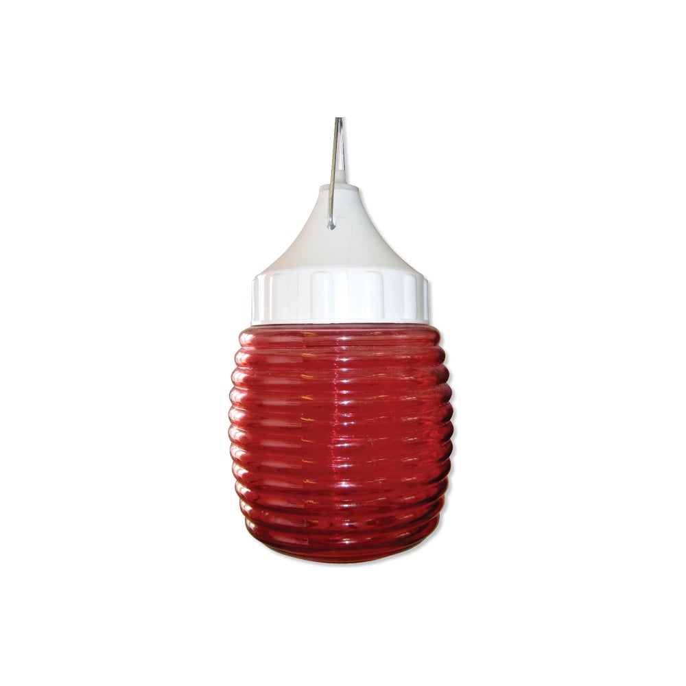 Светильник ЭЛЕТЕХ Бочонок 120 НСП 03-60-001 IP53 красный корпус пластик ...