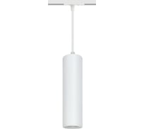 Трековый подвесной светильник однофазный truEnergy под лампу GU10 D55xH280мм белый/алюминий 21157