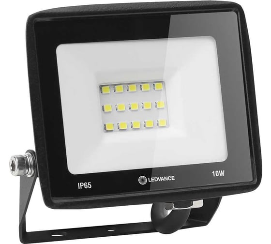 Светодиодный прожектор LEDVANCE 10 Вт 6500К 1000 Лм 230В\50Гц IP65 FL ECO 10W/765 230V BK 40x1 T RU LEDV 4099854136948