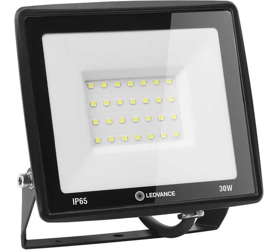 Светодиодный прожектор LEDVANCE 30 Вт 6500К 3000 Лм 230В\50Гц IP65 FL ECO 30W/765 230V BK 20x1 T RU LEDV 4099854137020