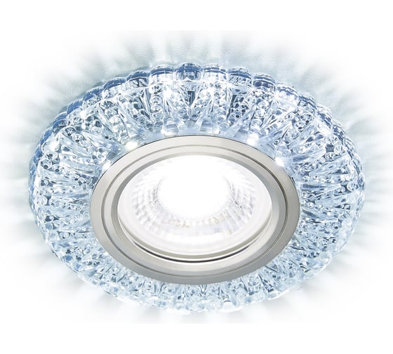 Встраиваемый точечный светильник Ambrella Light с LED подсветкой STANDARD SPOT S310 CH 1