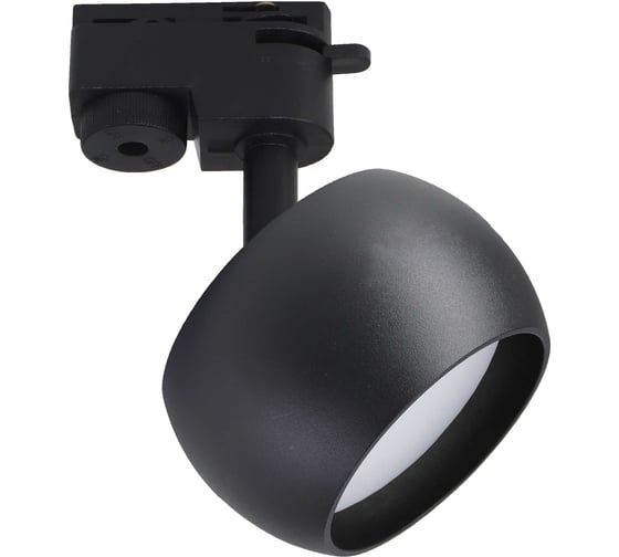 Светильник трековый MAXLIGHT CAST 203 GX53 BLACK алюминиевое литье, круглый, поворотный, GX53, черный, 90x53 мм 00-00001238 1