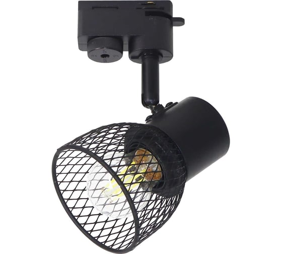 Светильник трековый, поворотный MAXLIGHT CAST 215 E27, черный 00-00001284