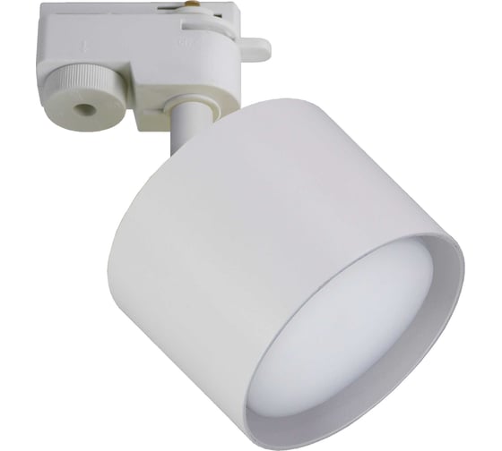 Светильник трековый MAXLIGHT CAST 205 GX53 WHITE алюминиевое литье, круглый, поворотный, GX53, белый, 82x70 мм 00-00001241