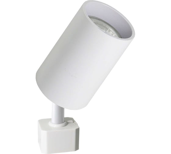 Светильник трековый MAXLIGHT CAST 206 WHITE алюминиевое литье, круглый, поворотный, GU 10, белый, 55x178 мм 00-00001233 1