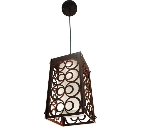 Подвес JUPITER LIGHTING венге-1х60W E27 230V Тетра R01 - 9307 В