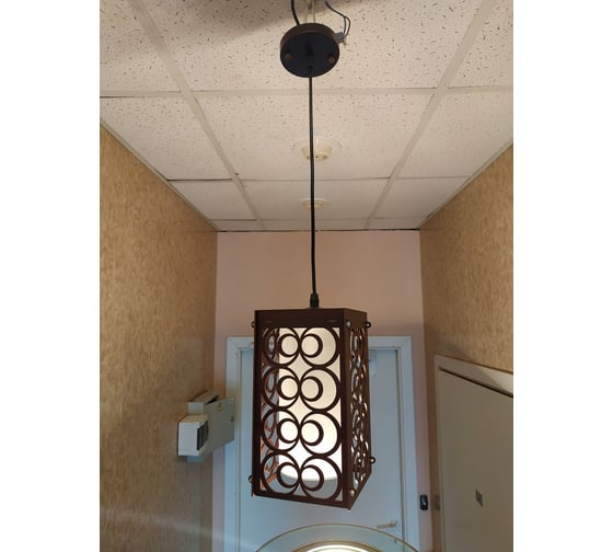 Подвес JUPITER LIGHTING венге-1х60W E27 230V Тетра R01 - 9307 В
