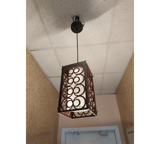 Подвес JUPITER LIGHTING венге-1х60W E27 230V Тетра R01 - 9307 В