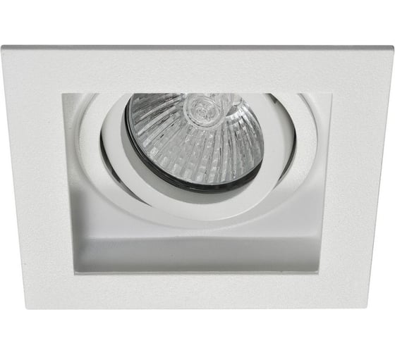 Поворотный встраиваемый точечный светильник AM Group AM165 WH 1