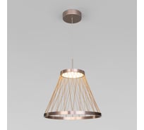 Подвесной светодиодный светильник Eurosvet Cesta 40016/1 LED коричневый a069283