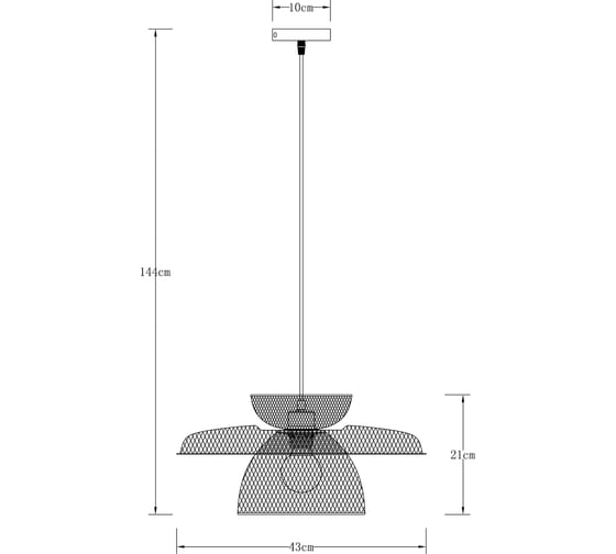 Подвесной светильник ARTE LAMP CASTELLO A7067SP-1BK
