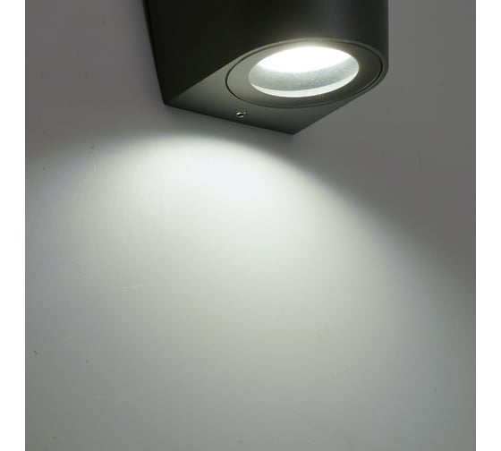 Светильник садово-парковый FERON DH015, на стену, 2xGU10 MR11 230V, черный, 51305