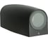 Светильник садово-парковый FERON DH015, на стену, 2xGU10 MR11 230V, черный, 51305 7