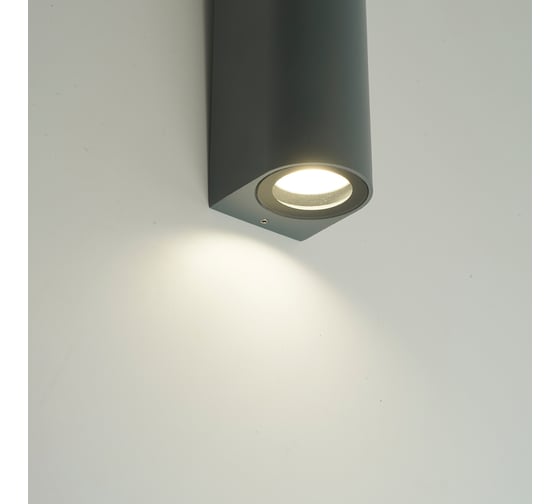 Светильник садово-парковый FERON DH015, на стену, 2xGU10 MR11 230V, черный, 51312
