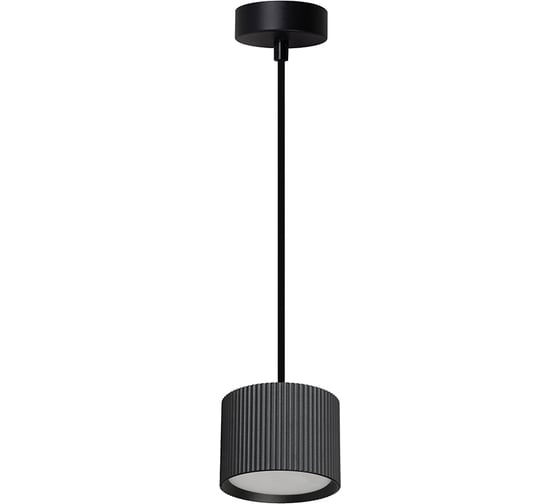 Светильник потолочный FERON Barrel HL4588 ARIA levitation 12W, 230V, GX53, черный, на подвесе 1,7 м, 51679