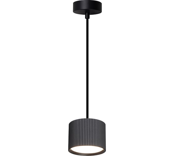 Светильник потолочный FERON Barrel HL4588 ARIA levitation 12W, 230V, GX53, черный, на подвесе 1,7 м, 51679