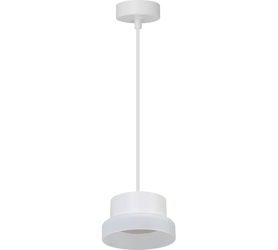 Светильник потолочный FERON Barrel HL4608 OPAL levitation 12W, 230V, GX53, белый, на подвесе 1,7 м, 51686